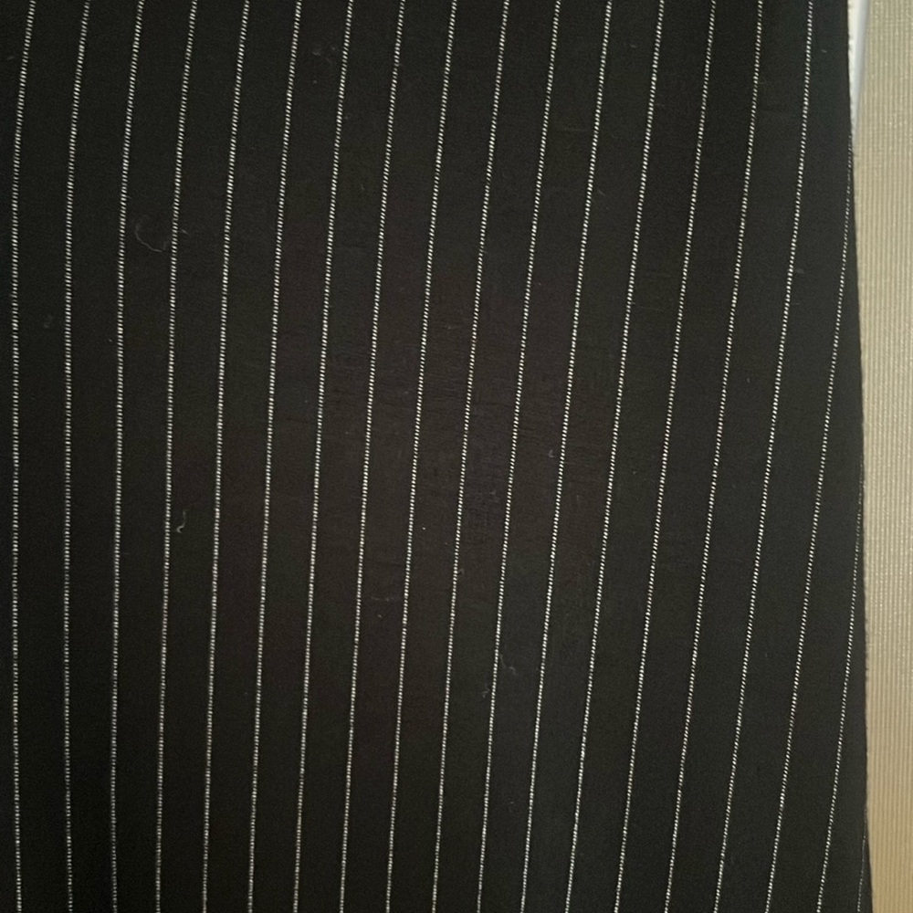 Zara Black Pinstripe Dress Small Oversized New without Tags - Picture 8 of 9